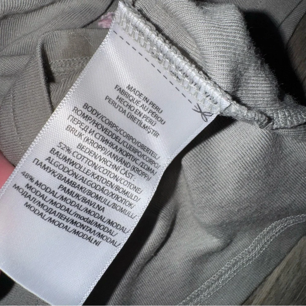 Ralph Lauren Kids Silver Tee with Pink Logo